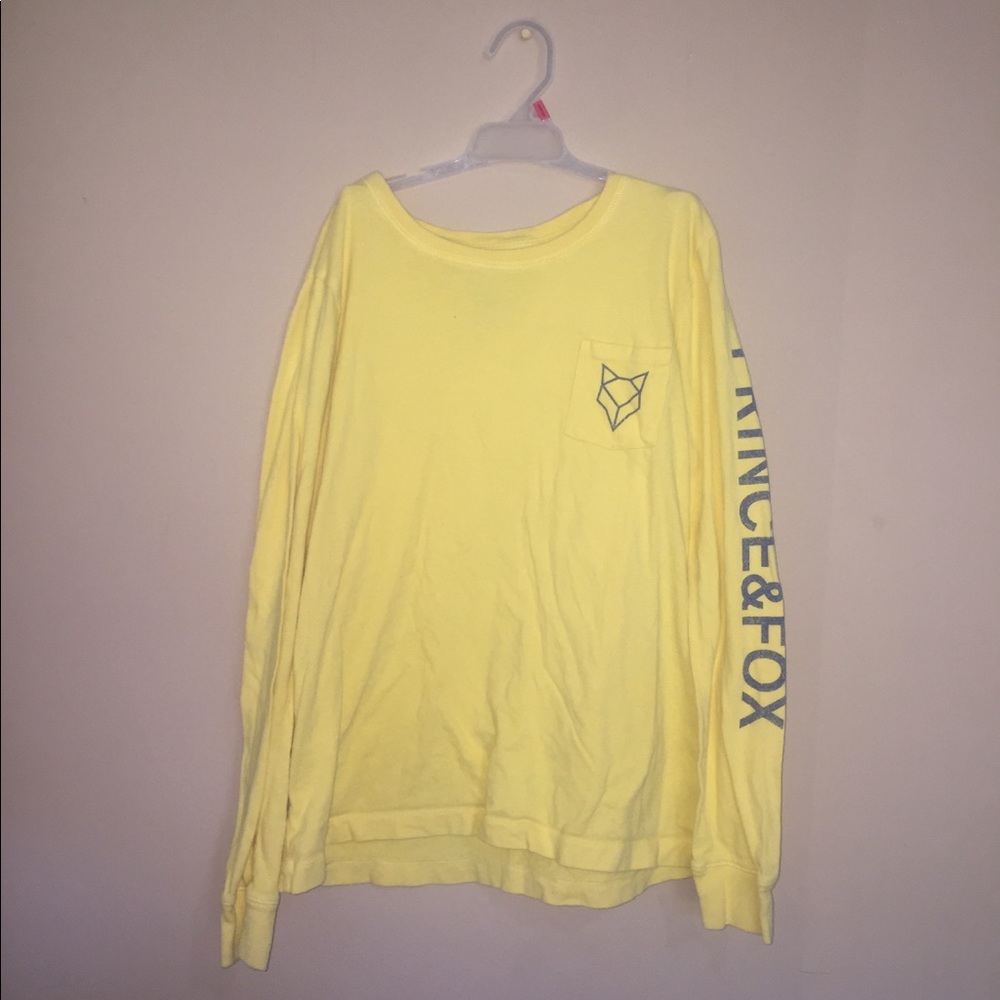 Yellow long sleeve shirt from aeropostale